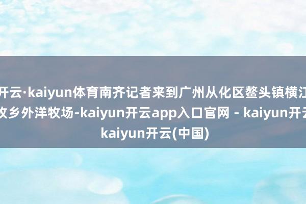 开云·kaiyun体育南齐记者来到广州从化区鳌头镇横江村大野牧乡外洋牧场-kaiyun开云app入口官网 - kaiyun开云(中国)